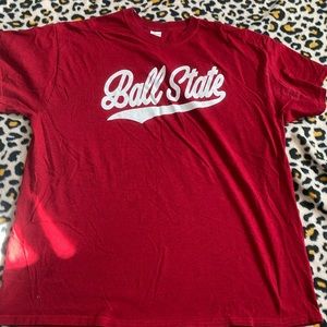 Ball State Red T-shirt Xl College